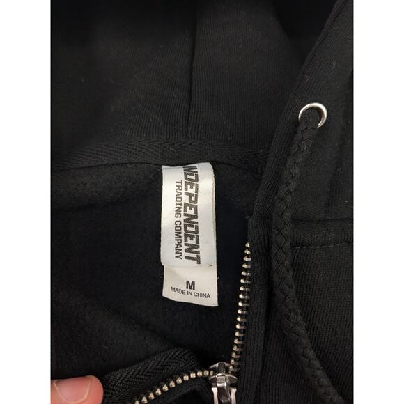 Eddie Vedder The Earthlings Tour Black Zip Up Hoodie - Adult Medium - Picture 3 of 4